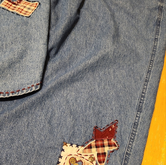 Lemon Grass Women's Americana Top and Capris Vintage Women's Size Large - Picture 5 of 8